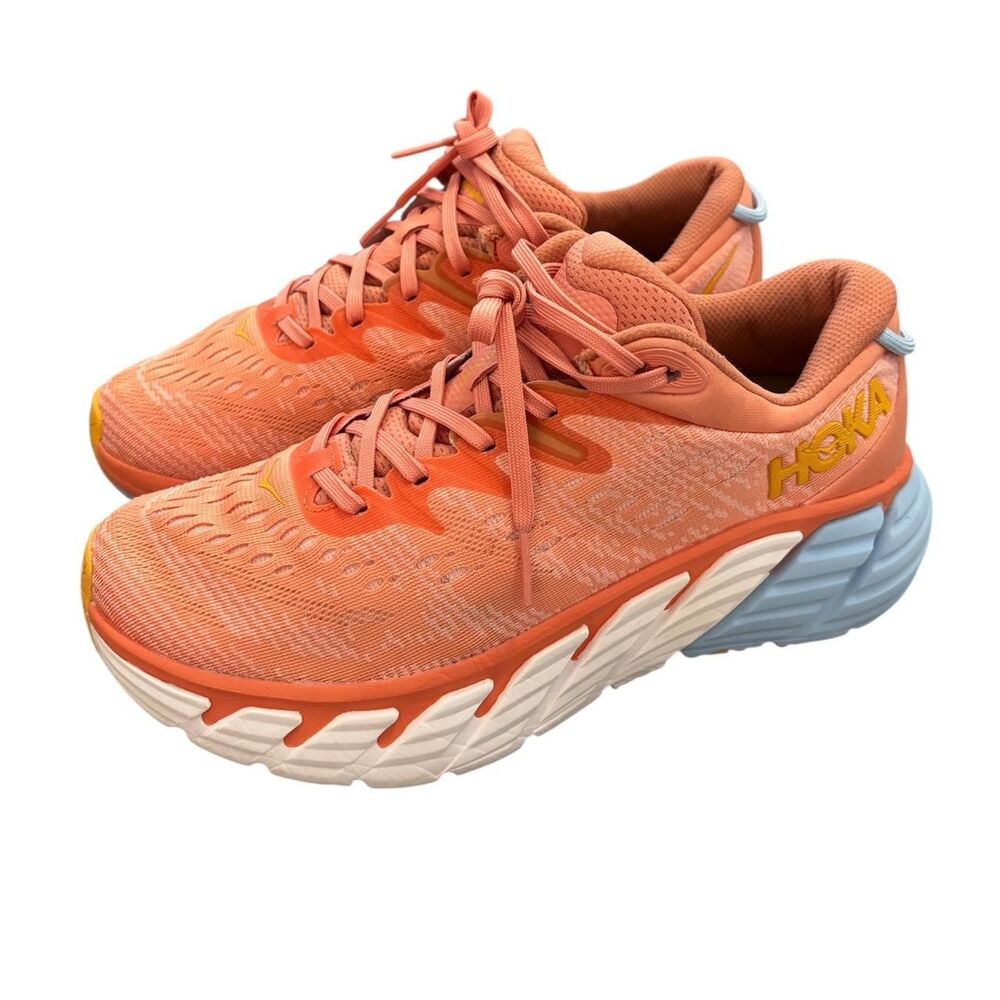 Hoka-one-one Women's Orange and Pink Trainers